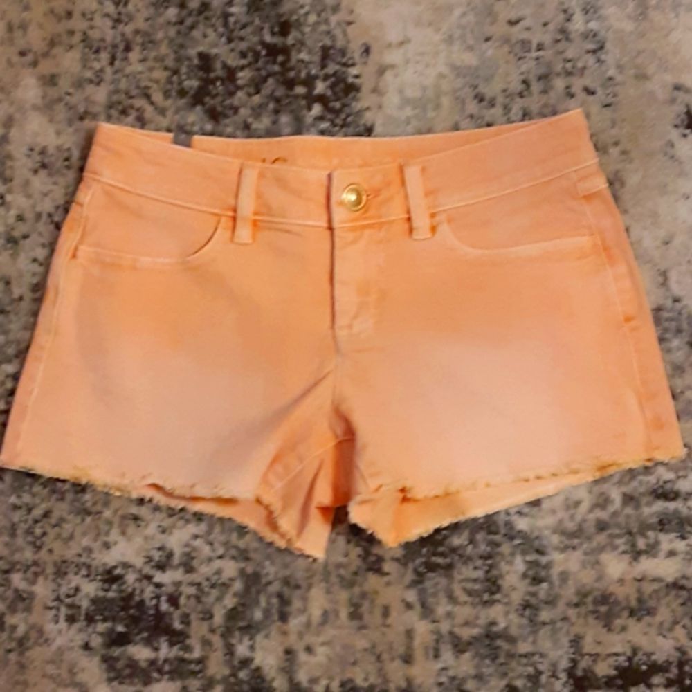 Lauren Conrad Peach Fringe Shorts